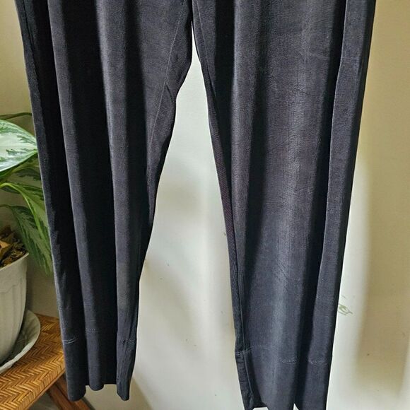 EUC VINTAGE LINDEN HILL BLACK SLINKY SOFT STRAIGHT PANTS SIZE M - Picture 4 of 16